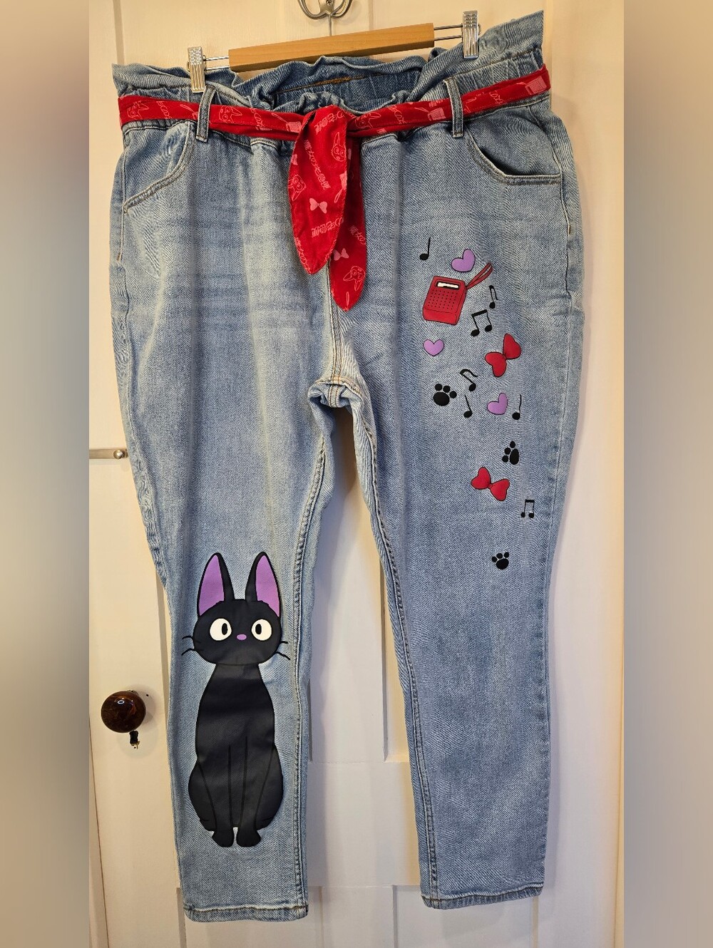 Her Universe Studio Ghibli Kiki's Delivery Service Jiji Paperbag Jeans Plus 2